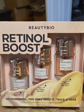 BeautyBio Retinol Boost R45 The Reversal - Gold 3-Phase Set